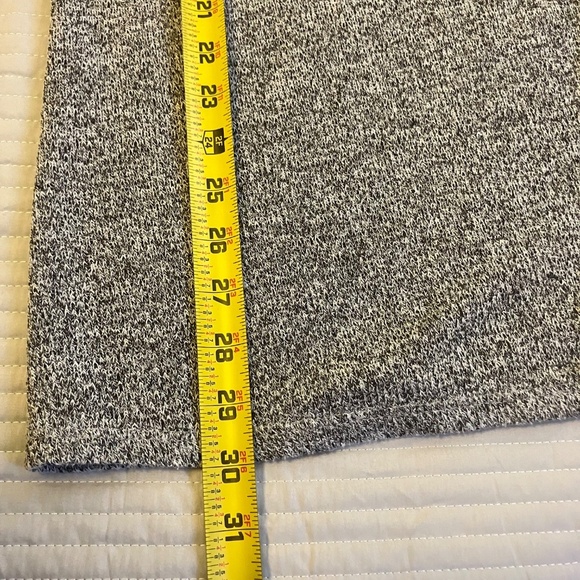 Mudd Cardigan Sweater Heathered Black & White Women's Open-Front Style - Size M - Picture 7 of 7